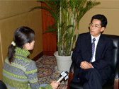 中央电视台记者专访国际海运网CEO康树春